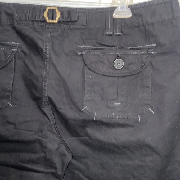 NWT Nobo No Boundaries Capri Jr 19 Plus Size Black Cotton Shorts - Picture 5 of 9